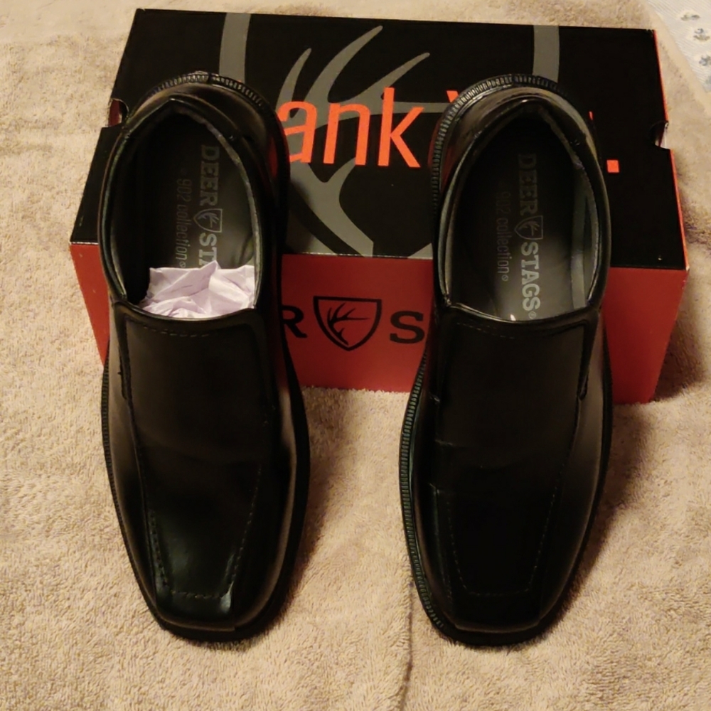 Deer Stags slip-on comfort shoes Men size 8.5 Black